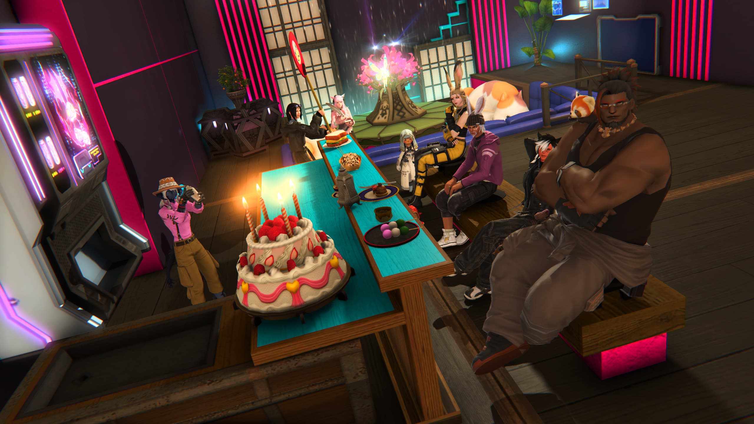 MMO Church gathered together in Final Fantasy XIV