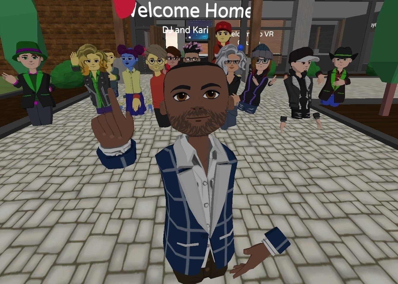 A gathering inside AltspaceVR